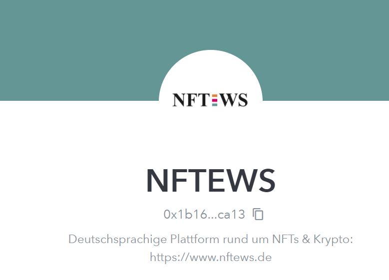 NFTEWS mit MetaMask bei Opensea