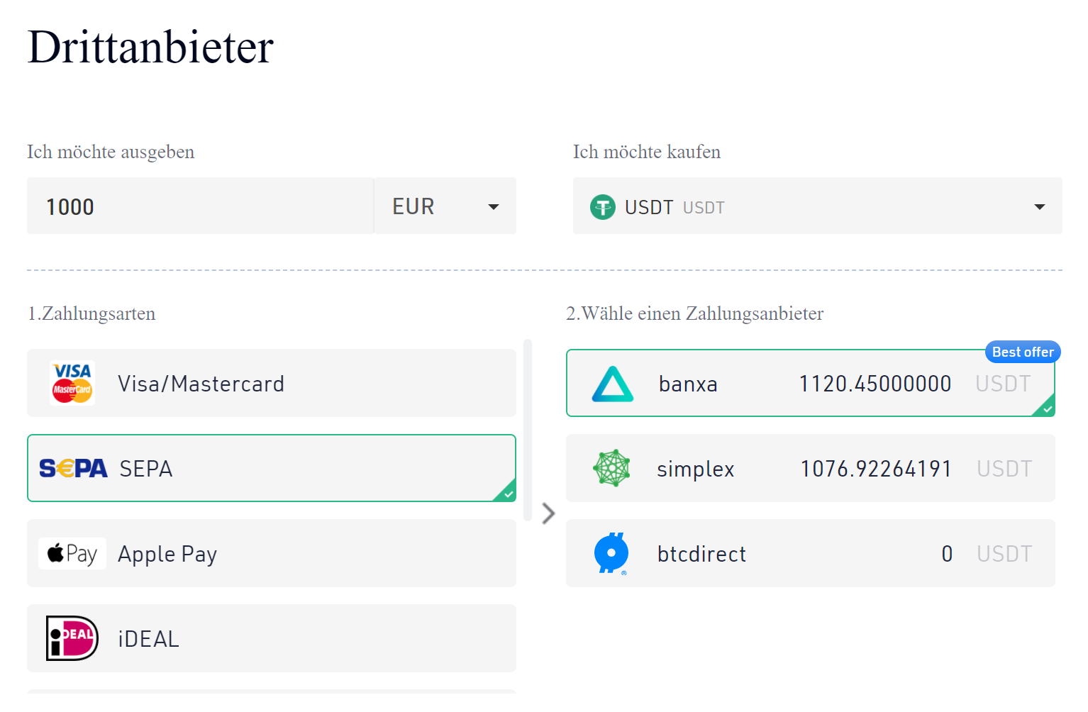 KuCoin SEPA Einzahlung KuCoin SEPA Einzahlung