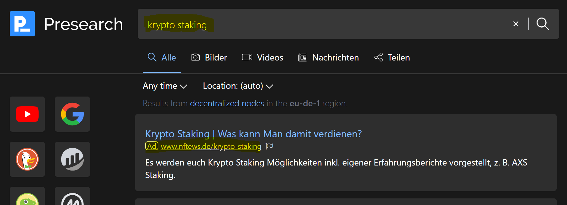 presearch-krypto-staking-#1 Presearch Keyword Staking mit Keyword Krypto Staking